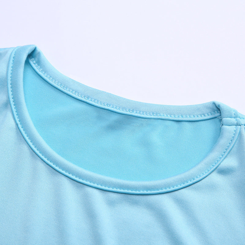 Three-Piece Children's Dress With Flower Hijab - BOC-WEAR