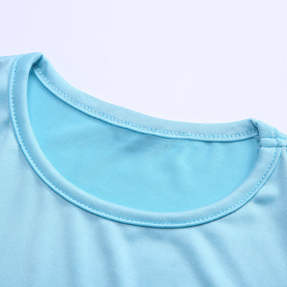 Three-Piece Children's Dress With Flower Hijab - BOC-WEAR