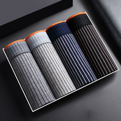 Men's Underwear Pure Cotton Boxer Brief Close-fitting Shorts - BOC-WEAR