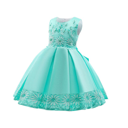 Performance Clothing One Year Old Girl Flower L Dress - BOC-WEAR
