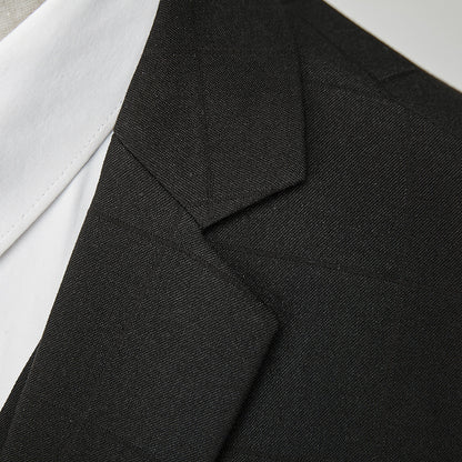 Men's Business Casual Plaid Slim Fit Suit Three-piece Suit - BOC-WEAR