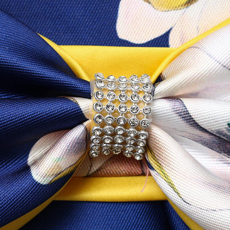 Girls' Vest Print Princess Dress Banquet - BOC-WEAR