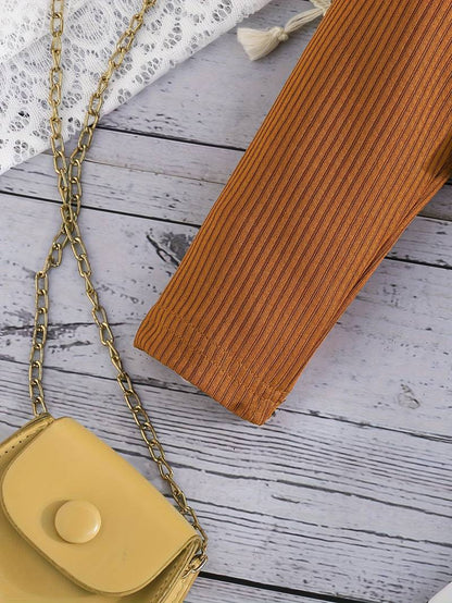 Autumn Glow Cardigan & Brown Vest - BOC-WEAR