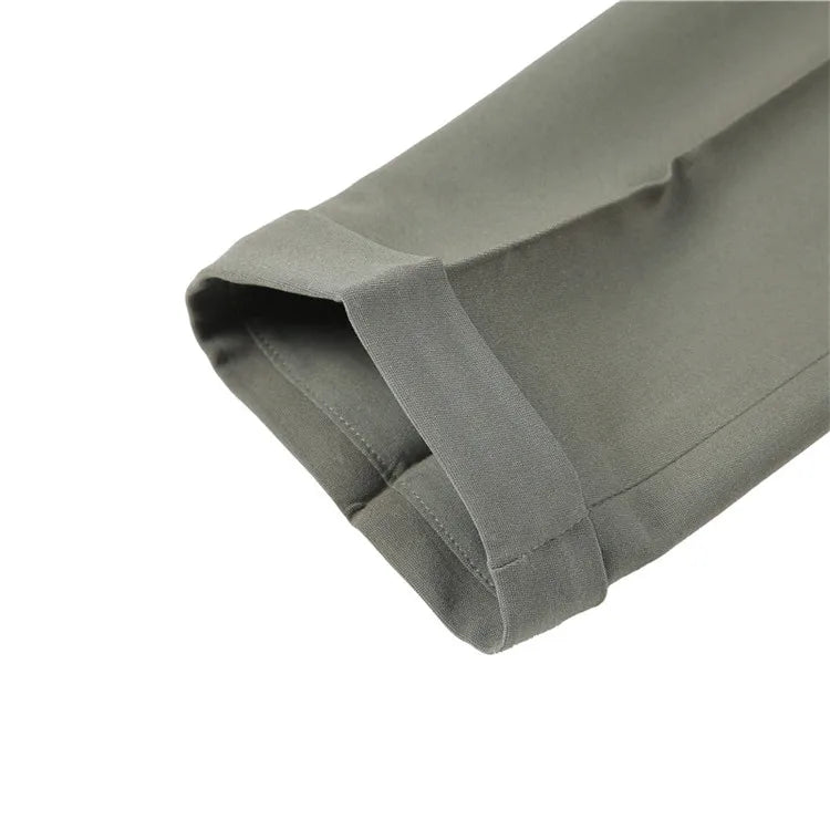 2024 High Quality Business Casual Draped High-waist Trousers Men Solid Color Formal Pants Male Formal Office Social Suit Pants