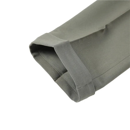 2024 High Quality Business Casual Draped High-waist Trousers Men Solid Color Formal Pants Male Formal Office Social Suit Pants