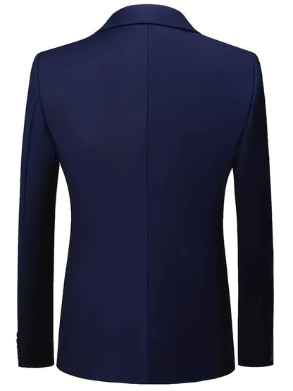 Men's 3-Piece Suit Set - Jacket, Vest & Pants - BOC-WEAR