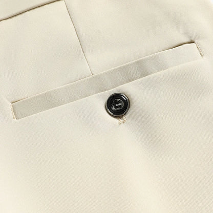 29-42 Men's Summer Pants Thin Straight Stretch Casual Pants with No Trace No Ironing Fabric Silky and Cool Feeling