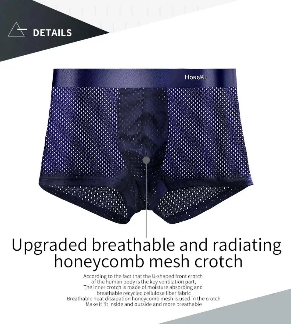 BOC-WEAR Men's Breathable Boxer Shorts - Premium Comfort Underwear - BOC-WEAR