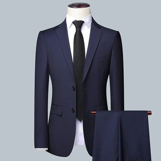 BOC-WEAR Men's Business Suit - Premium 3-Piece Wedding & Formal Set - BOC-WEAR