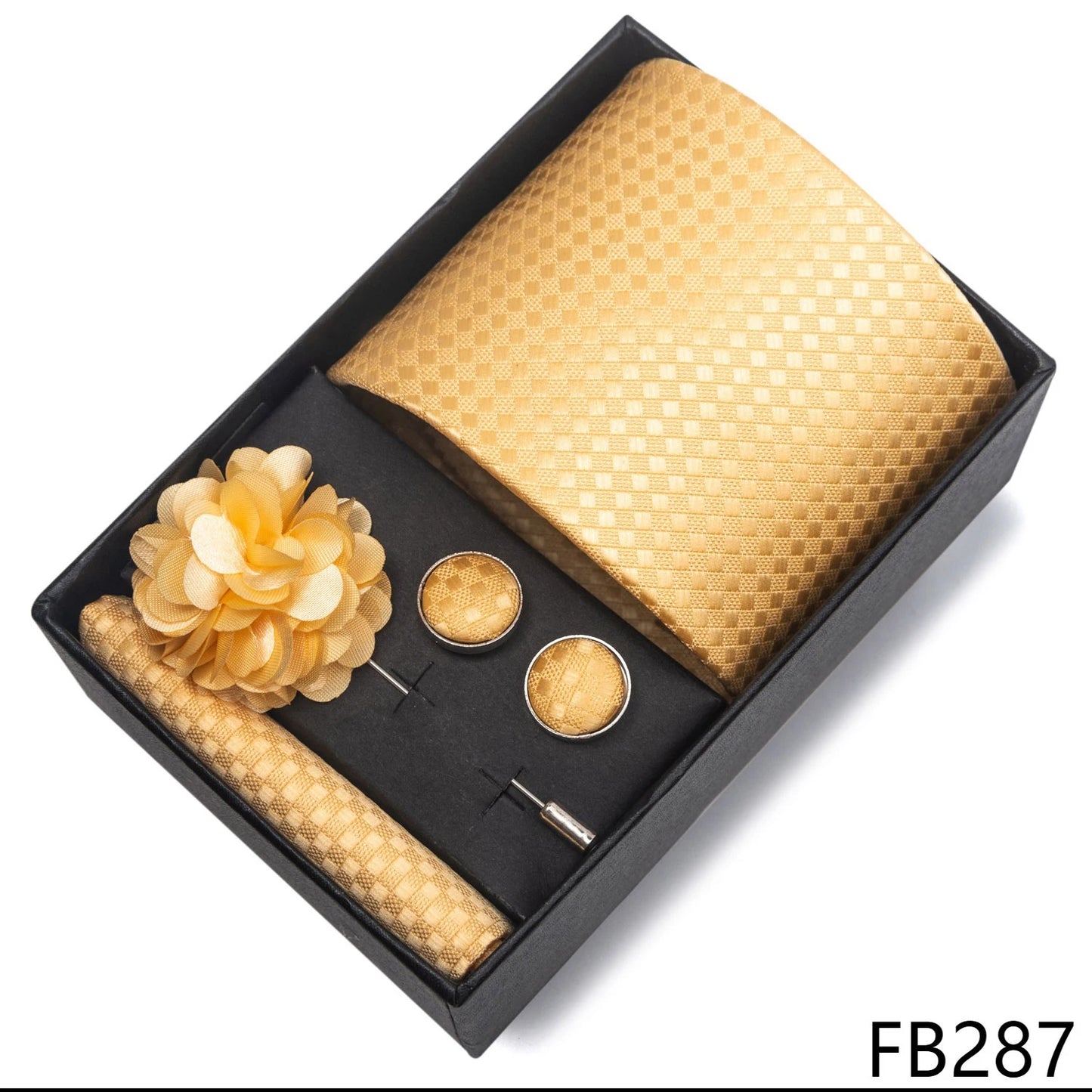 New Designer Blue Red Green Paisley Ties For Men Wedding Party Neck Tie Luxury Tie Pocket Square Cufllink Brooch Set - BOC-WEAR