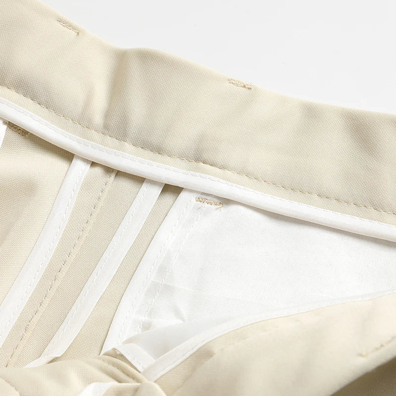 29-42 Men's Summer Pants Thin Straight Stretch Casual Pants with No Trace No Ironing Fabric Silky and Cool Feeling