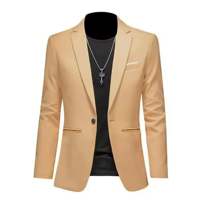 BOC-WEAR Men's Casual Blazer - Slim Fit Business Suit Jacket - BOC-WEAR