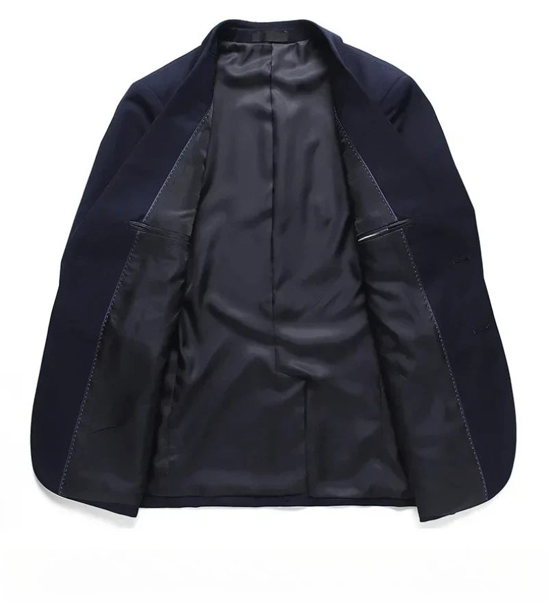 BOC-WEAR Men's 3-Piece Suit - Business Wedding Formal Set - BOC-WEAR