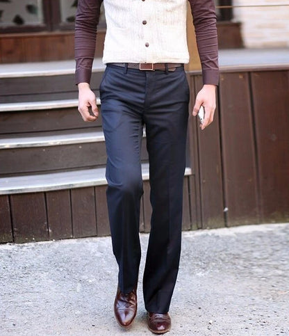 Male Suit Trousers Business Straight Social Tailoring White Clothing Dress Men's Summer Pants Premium Up Slacks Elegant