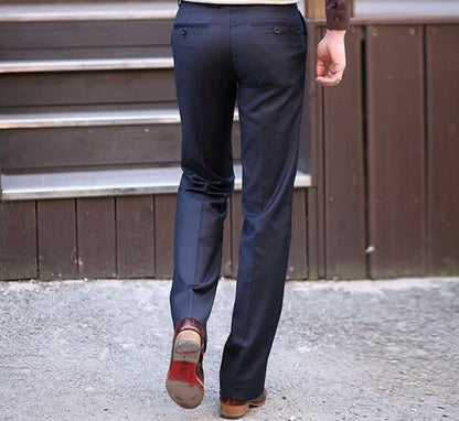 Male Suit Trousers Business Straight Social Tailoring White Clothing Dress Men's Summer Pants Premium Up Slacks Elegant