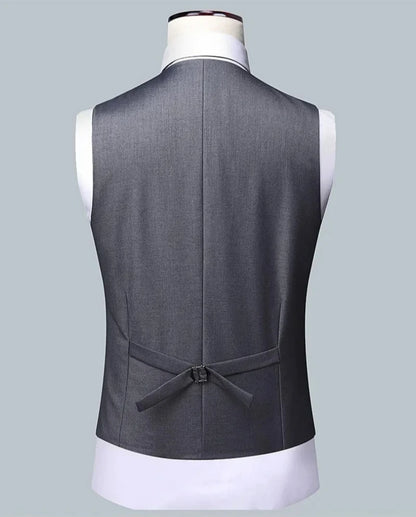 BOC-WEAR Men's 3-Piece Suit - Business Wedding Formal Set - BOC-WEAR