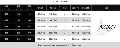 Size chart for clothing with measurements in centimeters with BOCWEAR