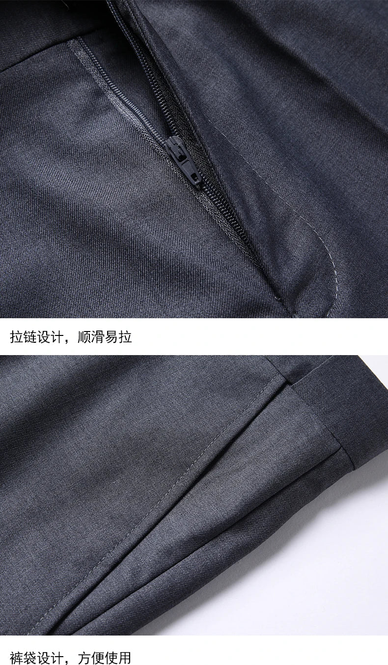 Suit Men Fashion  (Blazer+ Vest + Pants)  Business Wedding Work Casual Slim Professional Dress Groom Best Man Gentleman Suit - BOC-WEAR