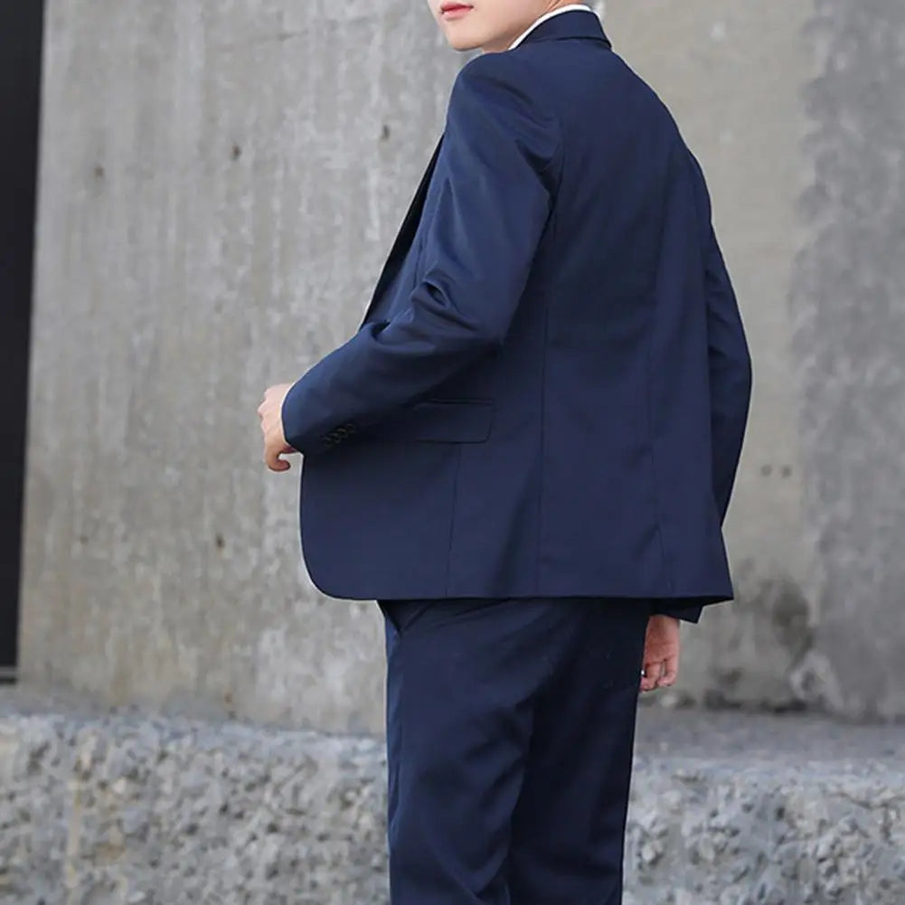 Wedding Suit For Men Set Elegant Blazers Formal 2 Pieces Full Jackets Pants Classic Business Coats 2024 - BOC-WEAR