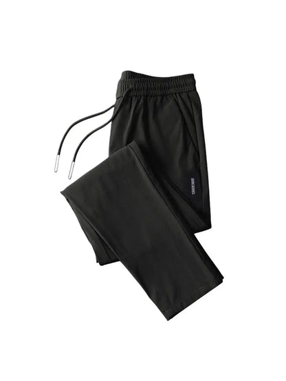 Men's Casual Fce Lined Straight Leg Pants Warm Autumn Winter Workwear Nine-Tenths Regular Fit Faion Urban Sle