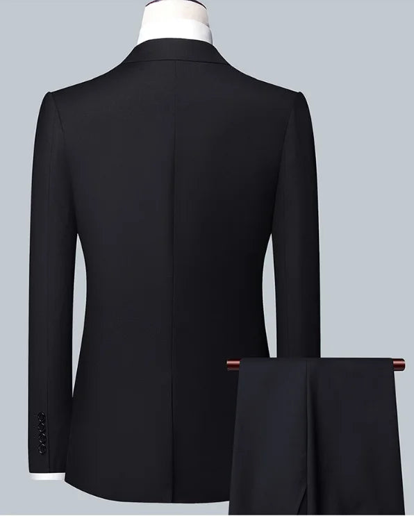 BOC-WEAR Men's Business Suit - Premium 3-Piece Wedding & Formal Set - BOC-WEAR