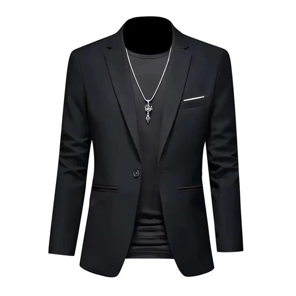 BOC-WEAR Men's Casual Blazer - Slim Fit Business Suit Jacket - BOC-WEAR
