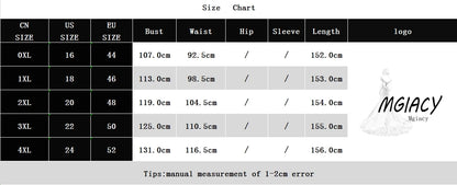Size chart for clothing with measurements in centimeters, featuring the brand BOCWEAR