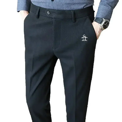Autumn Winter Golf Clothing Men Business Casual Pants Korean New Suit Pants Men Golf Wear High Quality Golf Pants Trousers