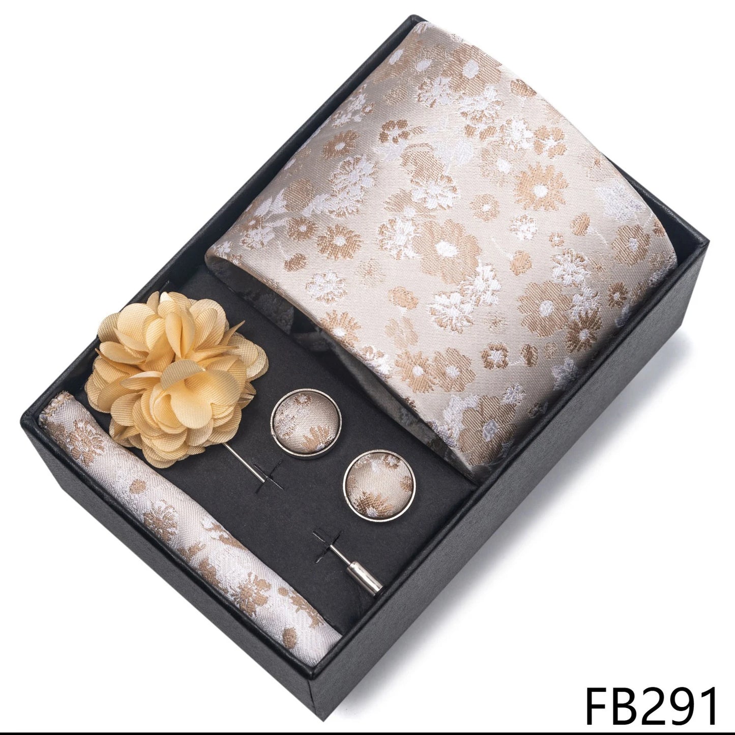 New Designer Blue Red Green Paisley Ties For Men Wedding Party Neck Tie Luxury Tie Pocket Square Cufllink Brooch Set - BOC-WEAR