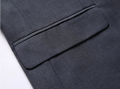 BOC-WEAR Men's Business Suit - Premium 3-Piece Wedding & Formal Set - BOC-WEAR