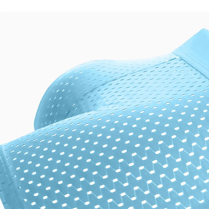 BOC-WEAR Men's Ice Silk Boxers - 5-Pack Breathable Mesh Underwear - BOC-WEAR