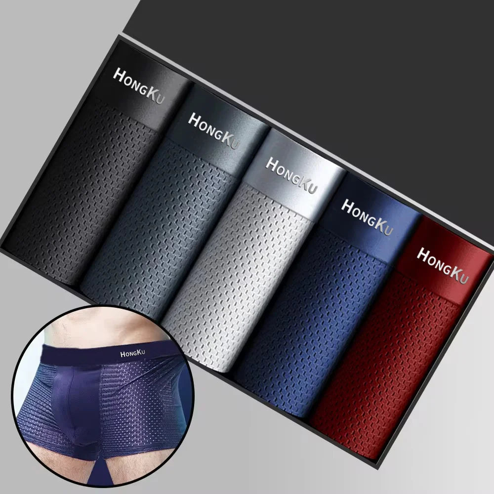BOC-WEAR Men's Breathable Boxer Shorts - Premium Comfort Underwear - BOC-WEAR