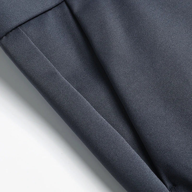 29-42 Men's Summer Pants Thin Straight Stretch Casual Pants with No Trace No Ironing Fabric Silky and Cool Feeling