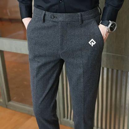 Autumn Winter Golf Clothing Men Business Casual Pants Korean New Suit Pants Men Golf Wear High Quality Golf Pants Trousers