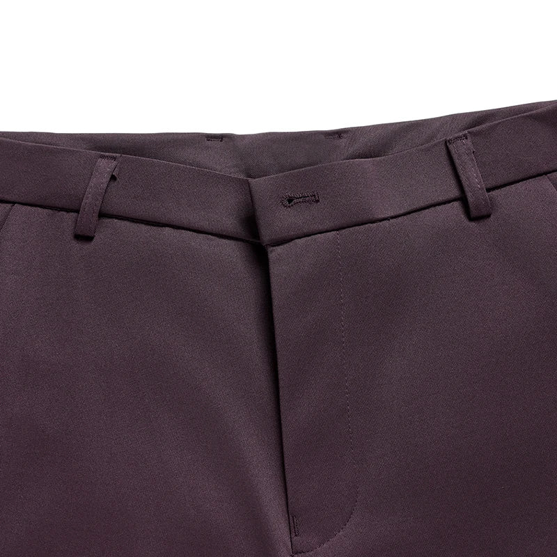 29-42 Men's Summer Pants Thin Straight Stretch Casual Pants with No Trace No Ironing Fabric Silky and Cool Feeling