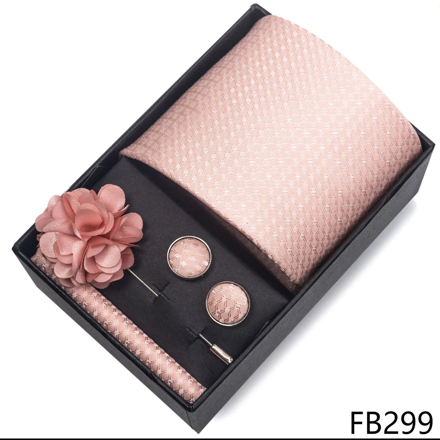 New Designer Blue Red Green Paisley Ties For Men Wedding Party Neck Tie Luxury Tie Pocket Square Cufllink Brooch Set - BOC-WEAR