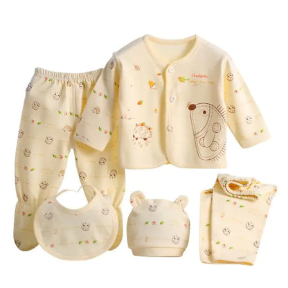 Infant Starter Kit - 5-piece Cotton Outfit